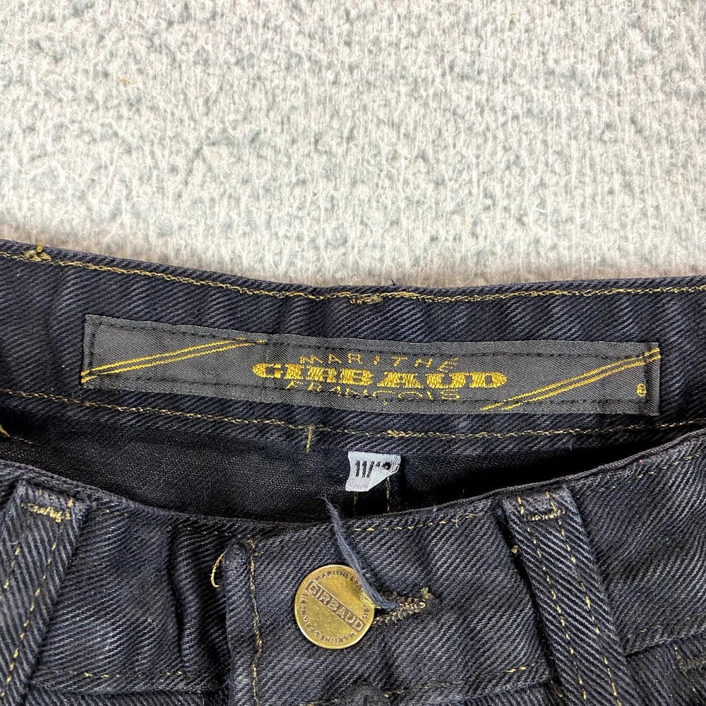 Vtg Marithe Francois Girbaud Jeans Womens 11/12 (28x 30) Black Mom Hi Rise 90s - Picture 3 of 15
